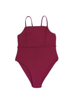 Byron Bay Econyl® Swimsuit | Red Coral 9 Byron Bay Econyl® Swimsuit | Red Coral -Women Clothing Store 1 people byron bay bnk red coral 30625680490609