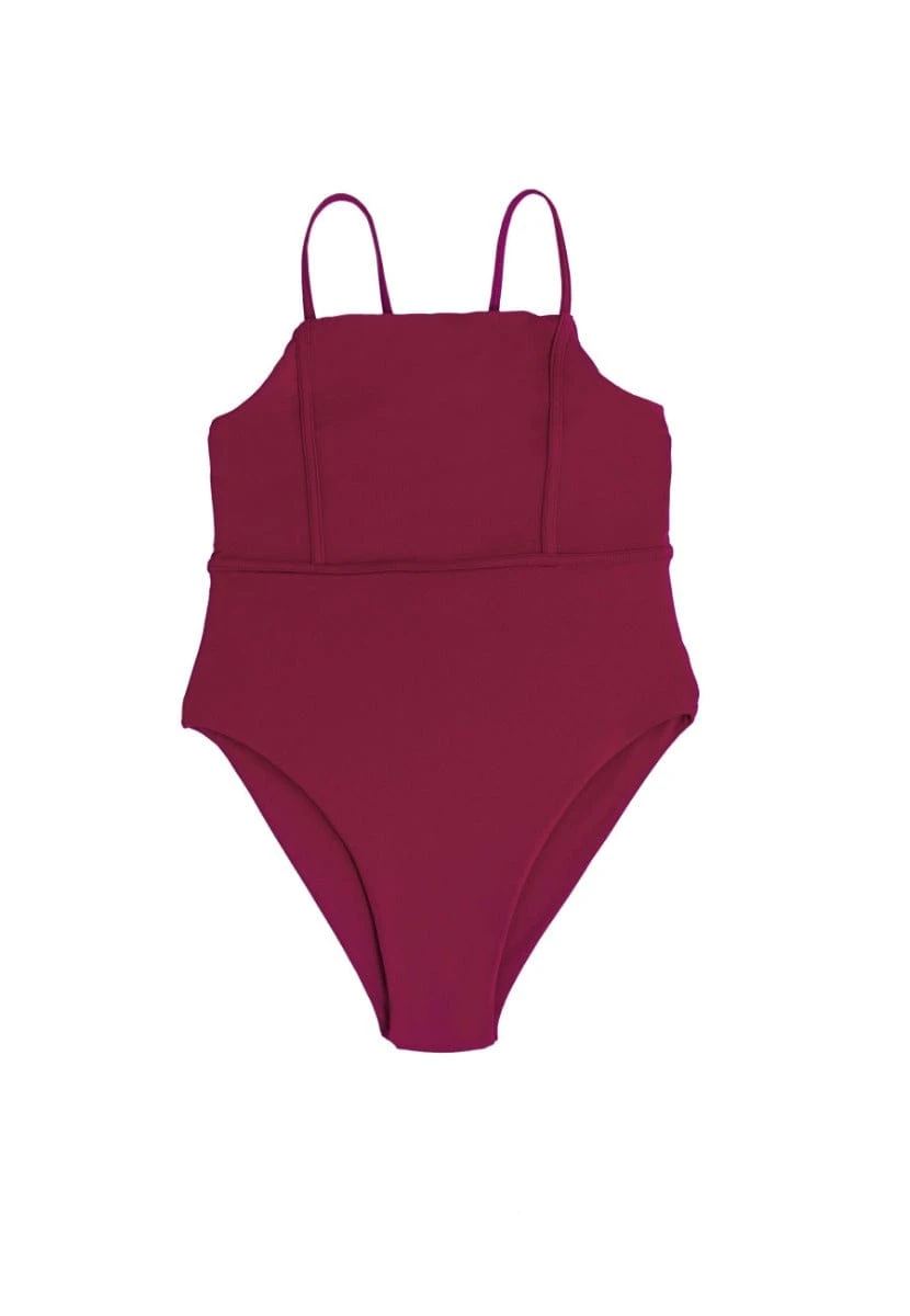 Byron Bay Econyl® Swimsuit | Red Coral 5 Byron Bay Econyl® Swimsuit | Red Coral - Image 3
