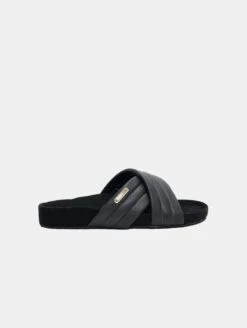 Portonovi Upcycled Sandals | Oyster Black