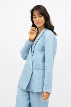 Havana Linen Oversized Blazer | Summer House -Women Clothing Store 1 people havana hav oversized blazer sommerhus 30625476477041