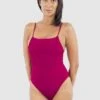 Byron Bay Econyl® Swimsuit | Red Coral -Women Clothing Store 1 people l byron bay bnk red coral 30626123808881