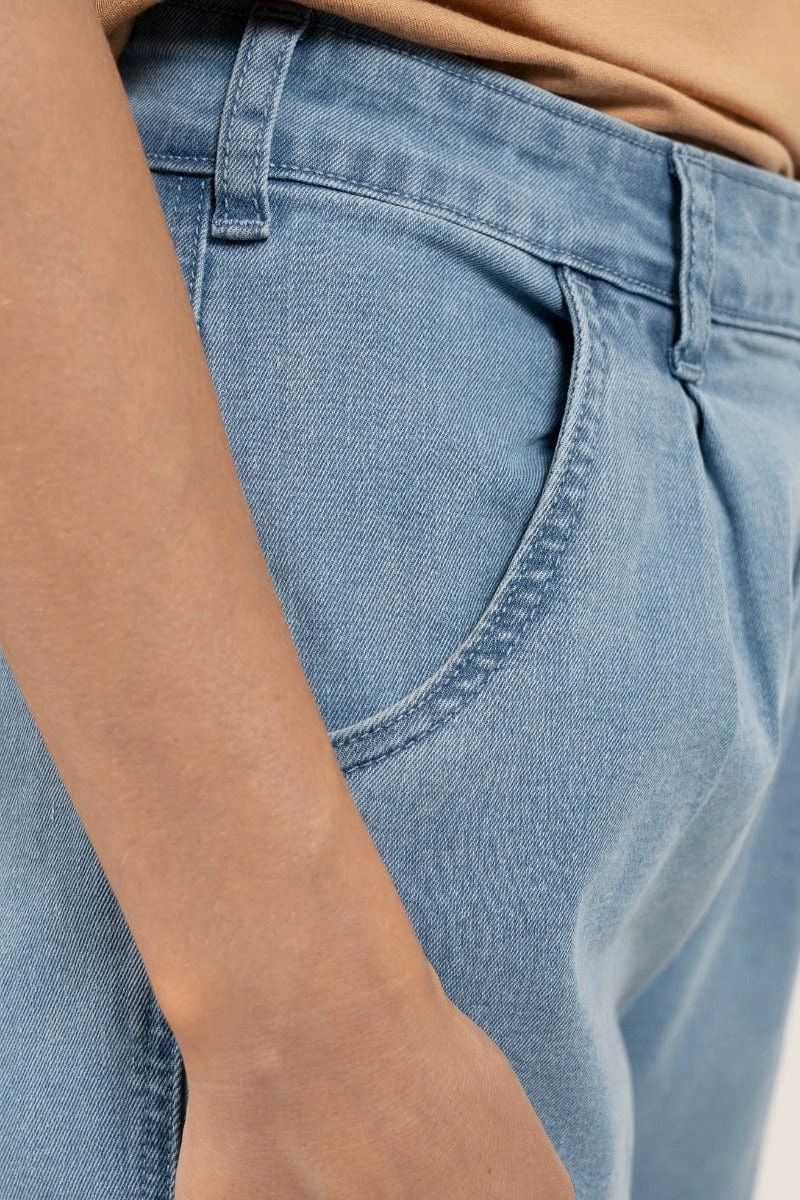 Los Angeles Upcycled Wide Leg Jeans | Sky 6 Los Angeles Upcycled Wide Leg Jeans | Sky - Image 4