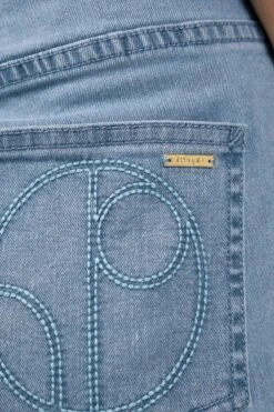 Los Angeles Upcycled Wide Leg Jeans | Sky 12 Los Angeles Upcycled Wide Leg Jeans | Sky -Women Clothing Store 1 people los angeles lax wide leg jeans sky 30625395671153