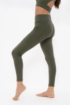 Munich PYRATEX® High Waisted Leggings | Green Ash -Women Clothing Store 1 people munich muc high waisted leggings green ash 30625255555185