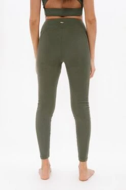 Munich PYRATEX® High Waisted Leggings | Green Ash -Women Clothing Store 1 people munich muc high waisted leggings green ash 30625255587953