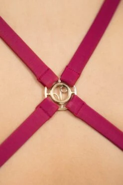 Mykonos ECONYL® Yarn Cross Back Swimsuit | Red Coral -Women Clothing Store 1 people mykonos jmk criss cross swimsuit red coral 30625491976305