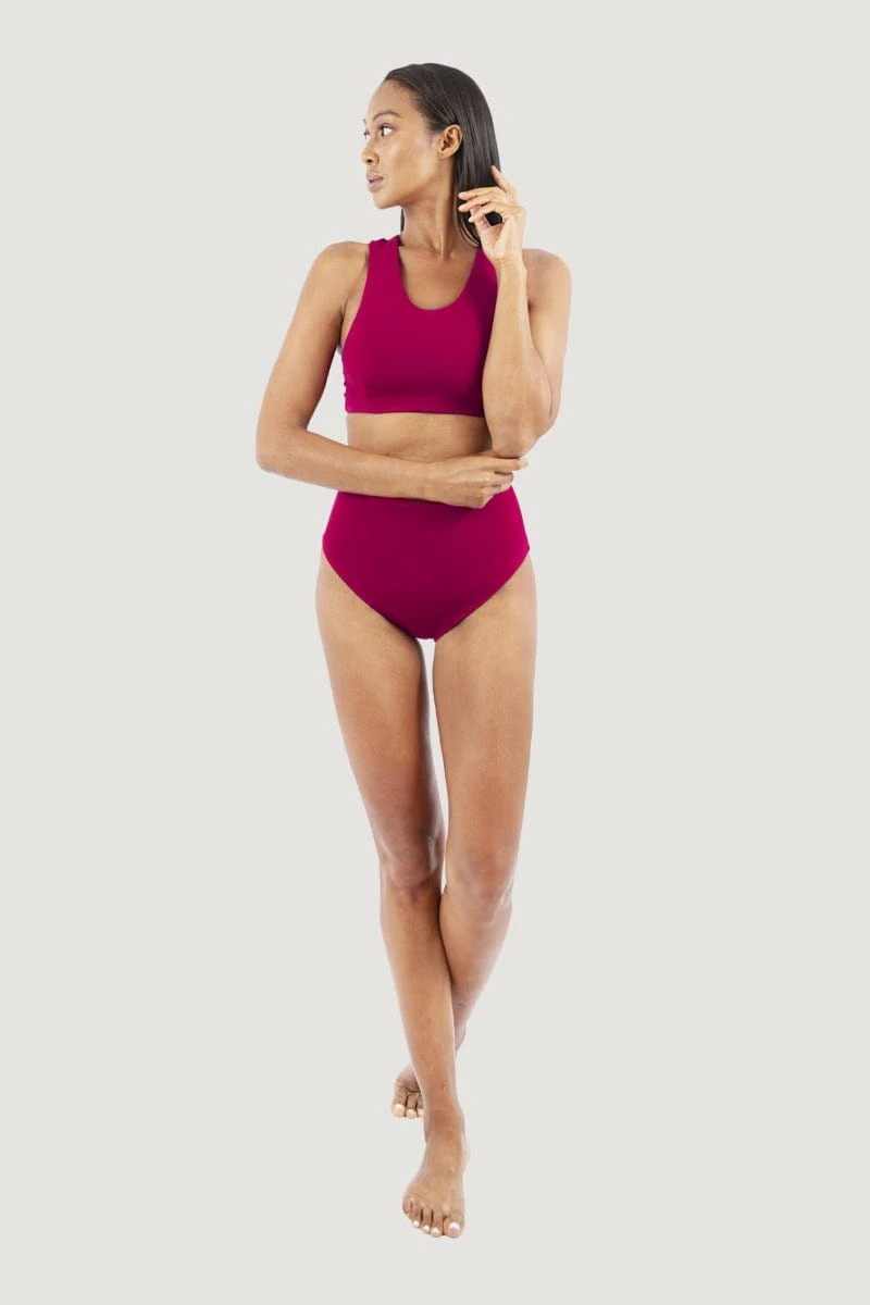 Syros Econyl® Bikini Set | Red Coral 5 Syros Econyl® Bikini Set | Red Coral - Image 3