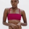 Brisbane Econyl® Bikini Top | Red Coral 2 Brisbane Econyl® Bikini Top | Red Coral -Women Clothing Store 1 people xs brisbane bne bikini top red coral 30626119811185