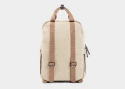 Small Vegan Hemp Backpack | Beige & Green -Women Clothing Store 8000kicks small hemp backpack in beige and green 30726936526961