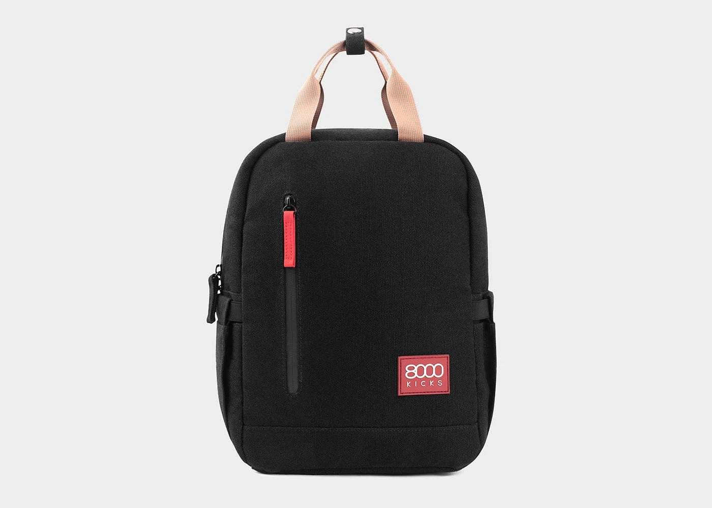 Small Vegan Hemp Backpack | Black 10 Small Vegan Hemp Backpack | Black - Image 8