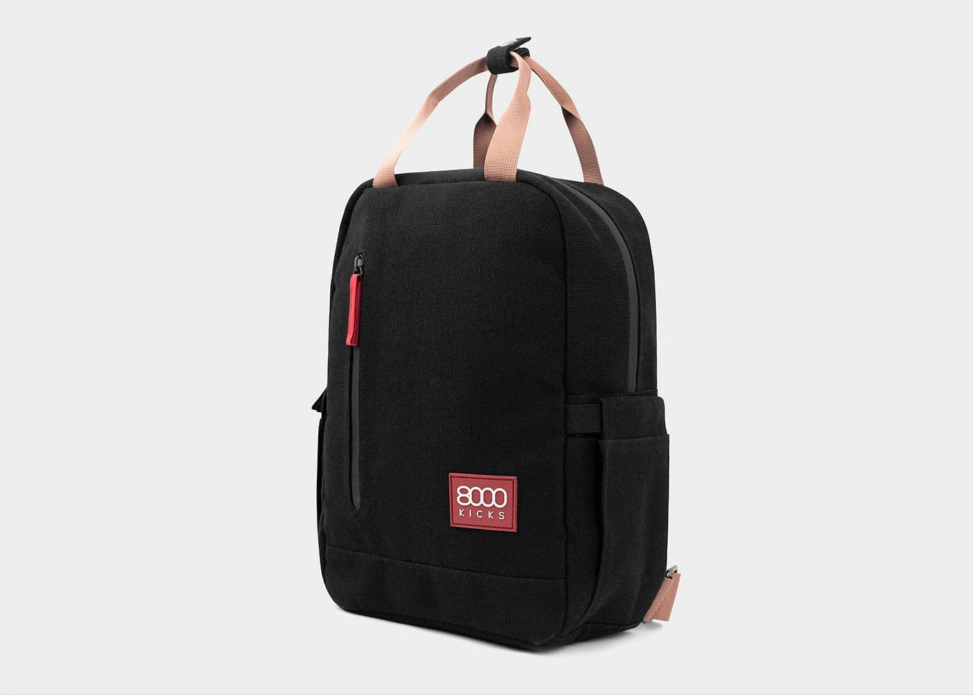 Small Vegan Hemp Backpack | Black 4 Small Vegan Hemp Backpack | Black - Image 2
