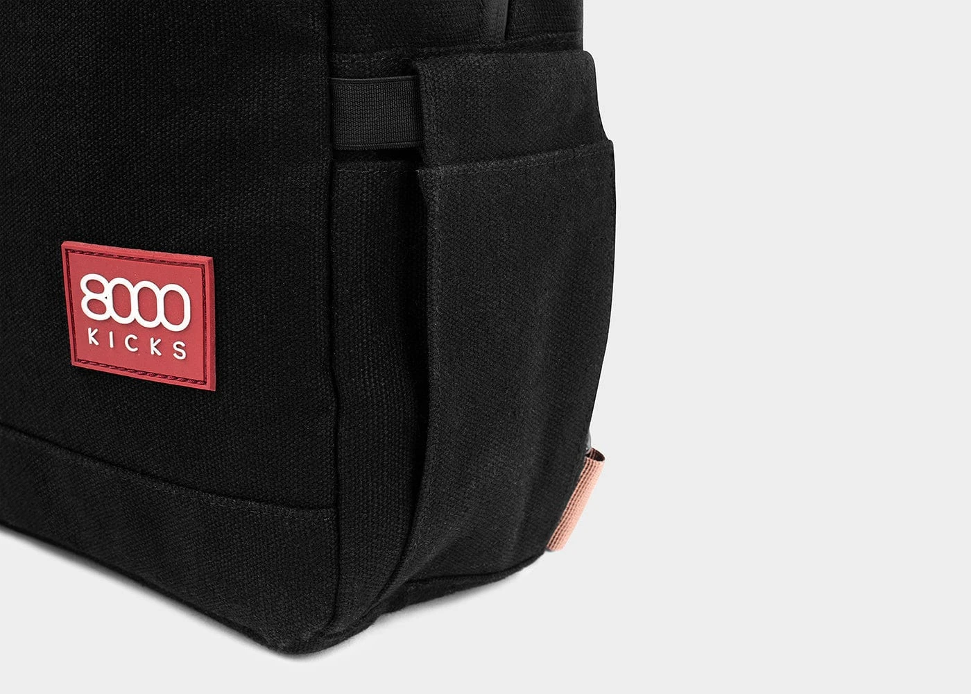 Small Vegan Hemp Backpack | Black 5 Small Vegan Hemp Backpack | Black - Image 3