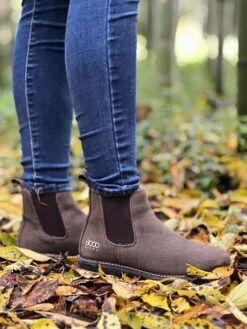 Crossover Women's Vegan Hemp Chelsea Boots | Dark Brown -Women Clothing Store 8000kicks the crossover hemp chelsea for women in dark brown 30726939607153
