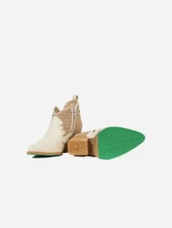 Atlantis Vegan Apple Leather Ankle Boots | Beige -Women Clothing Store a perfect jane atlantis vegan apple leather ankle boots beige 30513879515249