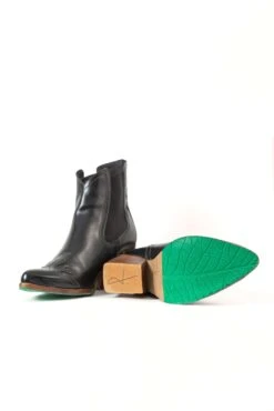 Duke Vegan Apple Leather Chelsea Boots | Black -Women Clothing Store a perfect jane duke chelsea boots black 30501807325297