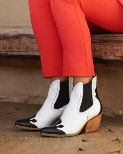 Duke Vegan Apple Leather Chelsea Boots | Black & White 13 Duke Vegan Apple Leather Chelsea Boots | Black & White -Women Clothing Store a perfect jane duke chelsea boots black white 30501806145649