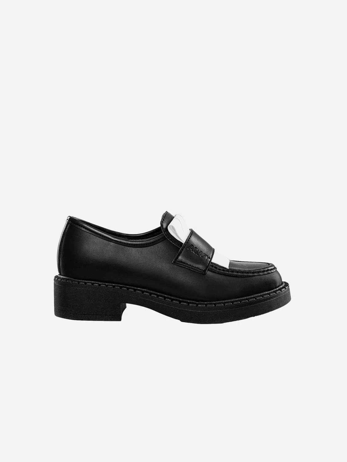 Diane Women's 3 In 1 Apple Leather Vegan Loafers | Black 3 Diane Women's 3 In 1 Apple Leather Vegan Loafers | Black