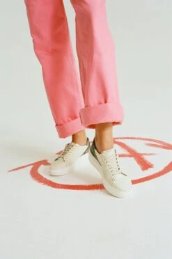 Jane Women'sApple & Corn Leather Vegan Sneakers | Caramel -Women Clothing Store agazi apple corn sneakers jane caramel 30752287621233