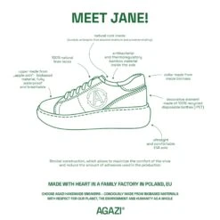 Jane Women'sApple & Corn Leather Vegan Sneakers | Caramel -Women Clothing Store agazi apple corn sneakers jane caramel 30752287752305