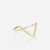 Avantgarde Recycled 14ct Gold Ring -Women Clothing Store ana dyla 17 avantgarde recycled 14ct gold ring 29212594045041