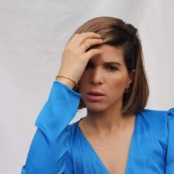 Elodie Recycled 925 Sterling Silver London Topaz Necklace | Gold Vermeil -Women Clothing Store ana dyla elodie recycled 925 sterling silver london topaz necklace gold vermeil 29264341368945