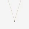Irem Recycled 925 Sterling Silver Black Spinel Necklace | Gold Vermeil -Women Clothing Store ana dyla irem recycled 925 sterling silver black spinel necklace gold vermeil 29214525358193
