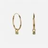 Irem Recycled 925 Sterling Silver Peridot Hoop Earrings | Gold Vermeil -Women Clothing Store ana dyla irem recycled 925 sterling silver peridot hoop earrings gold vermeil 29214526079089