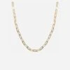 Isla Recycled 925 Sterling Silver Necklace | Gold Vermeil -Women Clothing Store ana dyla isla recycled 925 sterling silver necklace gold vermeil 29218699575409
