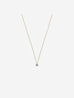 Salma Recycled 925 Sterling Silver White Topaz Necklace | Gold Vermeil