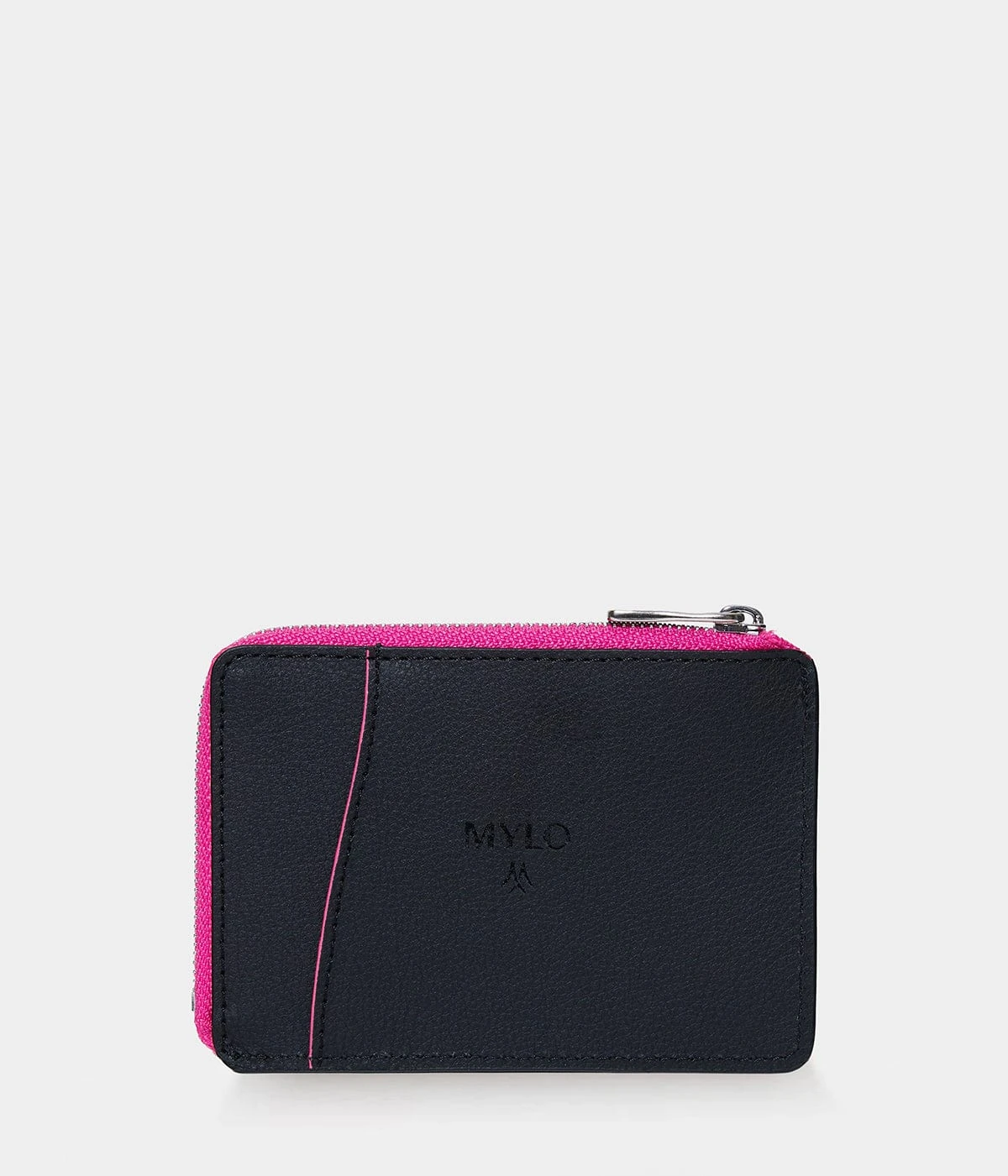 Mylo™️ Vegan Mushroom Leather Large Zipped Card Holder | Pink 6 Mylo™️ Vegan Mushroom Leather Large Zipped Card Holder | Pink - Image 4