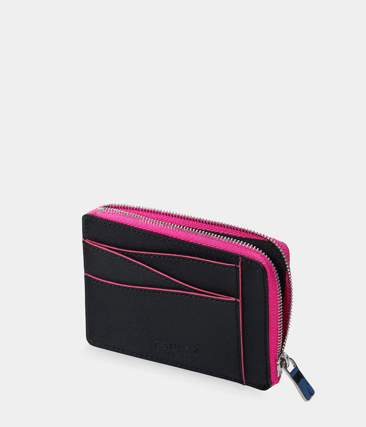Mylo™️ Vegan Mushroom Leather Large Zipped Card Holder | Pink 8 Mylo™️ Vegan Mushroom Leather Large Zipped Card Holder | Pink - Image 6