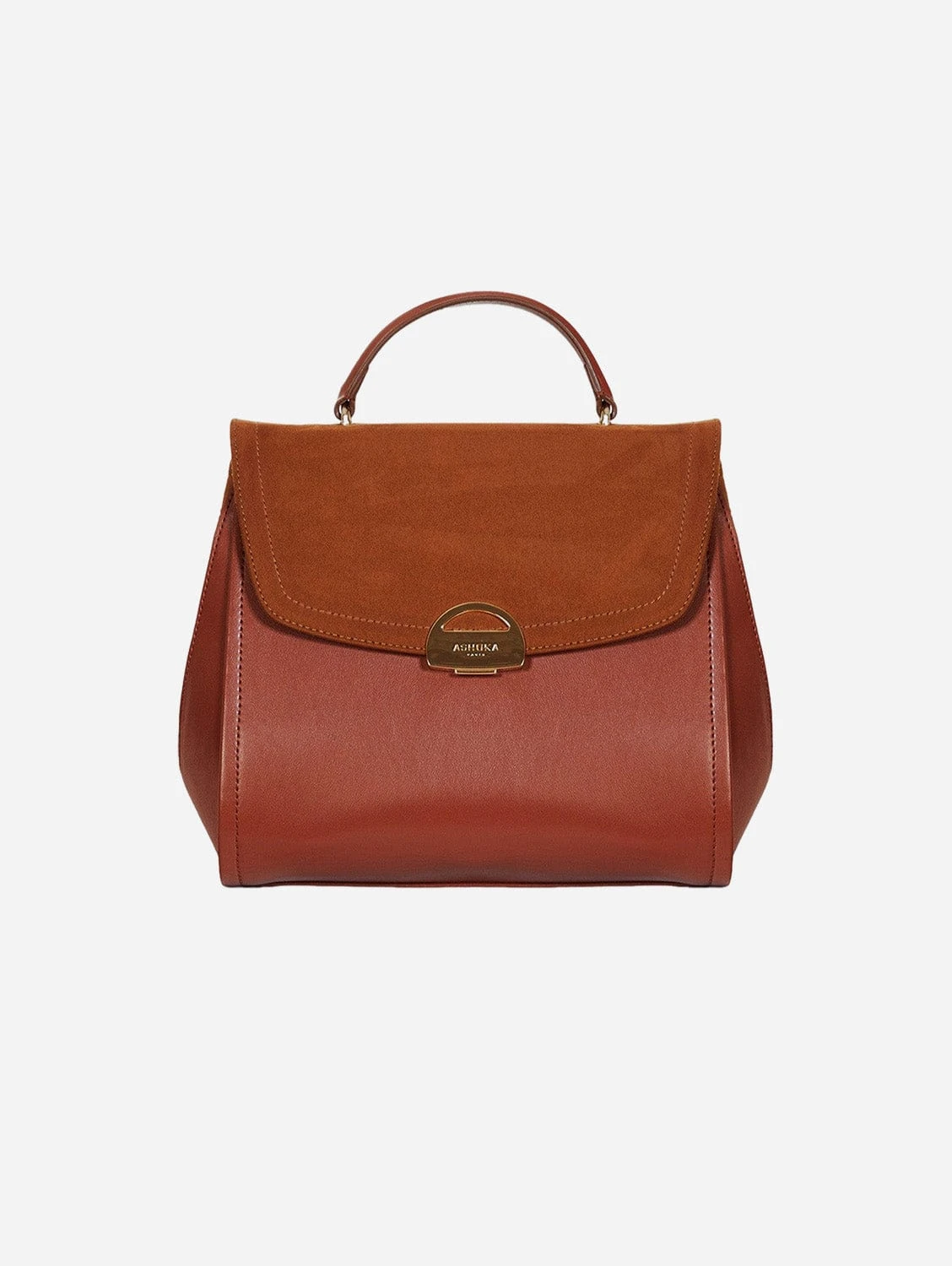 Paname Oxymore Apple Leather & Microsuede Vegan Handbag | Camel 3 Paname Oxymore Apple Leather & Microsuede Vegan Handbag | Camel