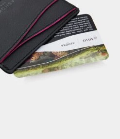 Mylo™️ Vegan Mushroom Leather Card Holder | Pink -Women Clothing Store ashoka paris porte cartes en champignon mylo rose 30667567136881