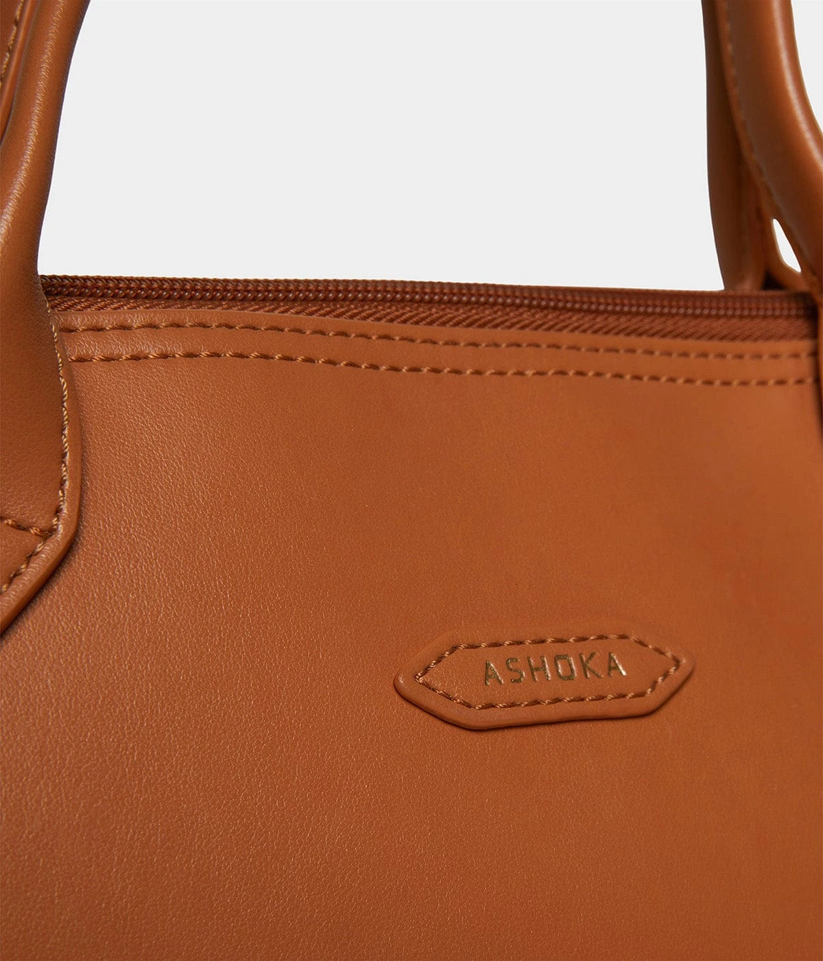 City Vegan Apple Skin Leather Briefcase | Caramel 8 City Vegan Apple Skin Leather Briefcase | Caramel - Image 6