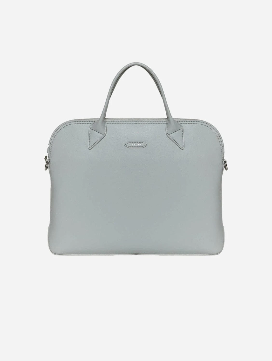 City Vegan Apple Skin Leather Briefcase | Pearl Grey 3 City Vegan Apple Skin Leather Briefcase | Pearl Grey