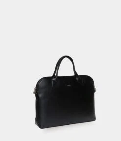 City Vegan Apple Skin Leather Briefcase | Black 12 City Vegan Apple Skin Leather Briefcase | Black -Women Clothing Store ashoka paris porte documents full apple skin city noir 30667573002353