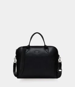 City Vegan Apple Skin Leather Briefcase | Black 13 City Vegan Apple Skin Leather Briefcase | Black -Women Clothing Store ashoka paris porte documents full apple skin city noir 30667573035121