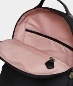 Lively Apple Skin & Recycled Nylon Backpack | Black -Women Clothing Store ashoka paris sac a dos lively apple skin et nylon recycle noir 30667571986545