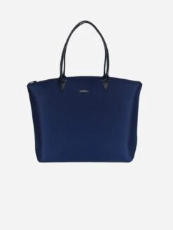 Jolly Apple & Recycled Nylon Tote | Navy Blue