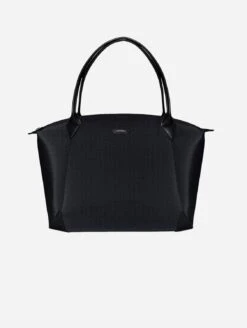 Journey Apple Skin & Recycled Nylon Weekend Bag | Black