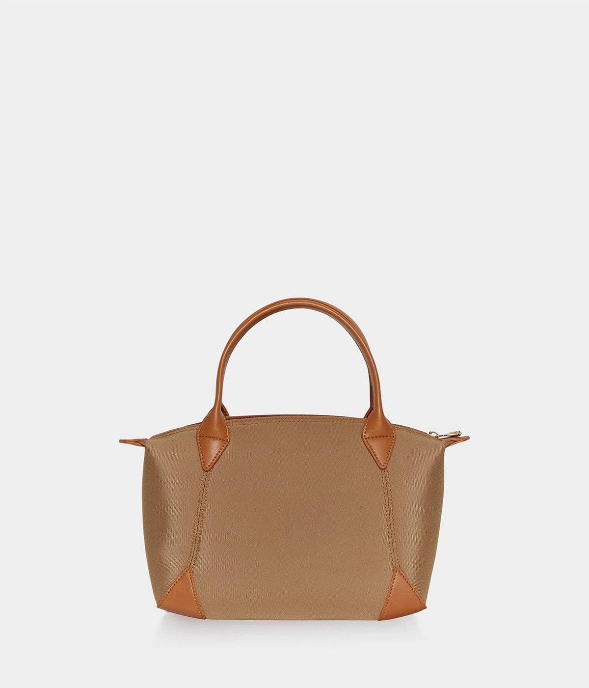 Pretty Apple Skin & Nylon Shoulder Bag | Caramel 9 Pretty Apple Skin & Nylon Shoulder Bag | Caramel - Image 7