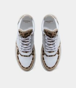 Mateo Women's Biosourced & Recycled Low Trainers | Leopard -Women Clothing Store ashoka paris sneaker mateo basse biosourcee recyclee leopard 30667598594161