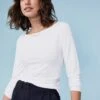 May LENZING™ ECOVERO™ Top| Pure White -Women Clothing Store baukjen 6 uk size 6 pure white may top with lenzing ecovero 30807329734769