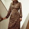 Adelyn LENZING™ ECOVERO™ Jersey Midi Dress | Butterscotch Leopard 1 Adelyn LENZING™ ECOVERO™ Jersey Midi Dress | Butterscotch Leopard -Women Clothing Store baukjen adelyn dress with lenzing ecovero 30307321020529