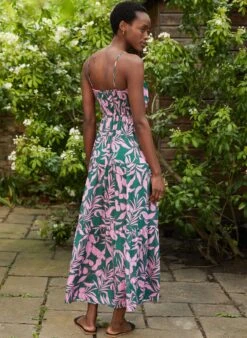 Anais LENZING™ ECOVERO™ Dress | Pink Frond -Women Clothing Store baukjen anais dress with lenzing ecovero 30759399719025