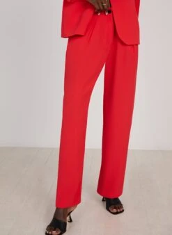 Anthea Ecojilin Viscose Trousers | Poppy Red 8 Anthea Ecojilin Viscose Trousers | Poppy Red -Women Clothing Store baukjen anthea ecojilin trousers 30711276896369