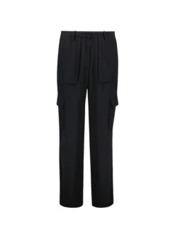 Azalea Ecojilin Viscose Luxe Cargo Trousers | Caviar Black -Women Clothing Store baukjen azalea ecojilin trousers 30306764062833