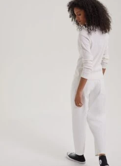 Baukjen Organic Cotton Barrell Leg Jeans | Soft White 12 Baukjen Organic Cotton Barrell Leg Jeans | Soft White -Women Clothing Store baukjen baukjen organic barrell leg jeans 30024741322865