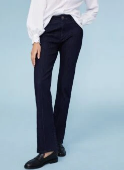 Baukjen Organic Pintuck Flare Jeans | Dark Denim 8 Baukjen Organic Pintuck Flare Jeans | Dark Denim -Women Clothing Store baukjen baukjen organic pintuck flare jeans 30806573187185