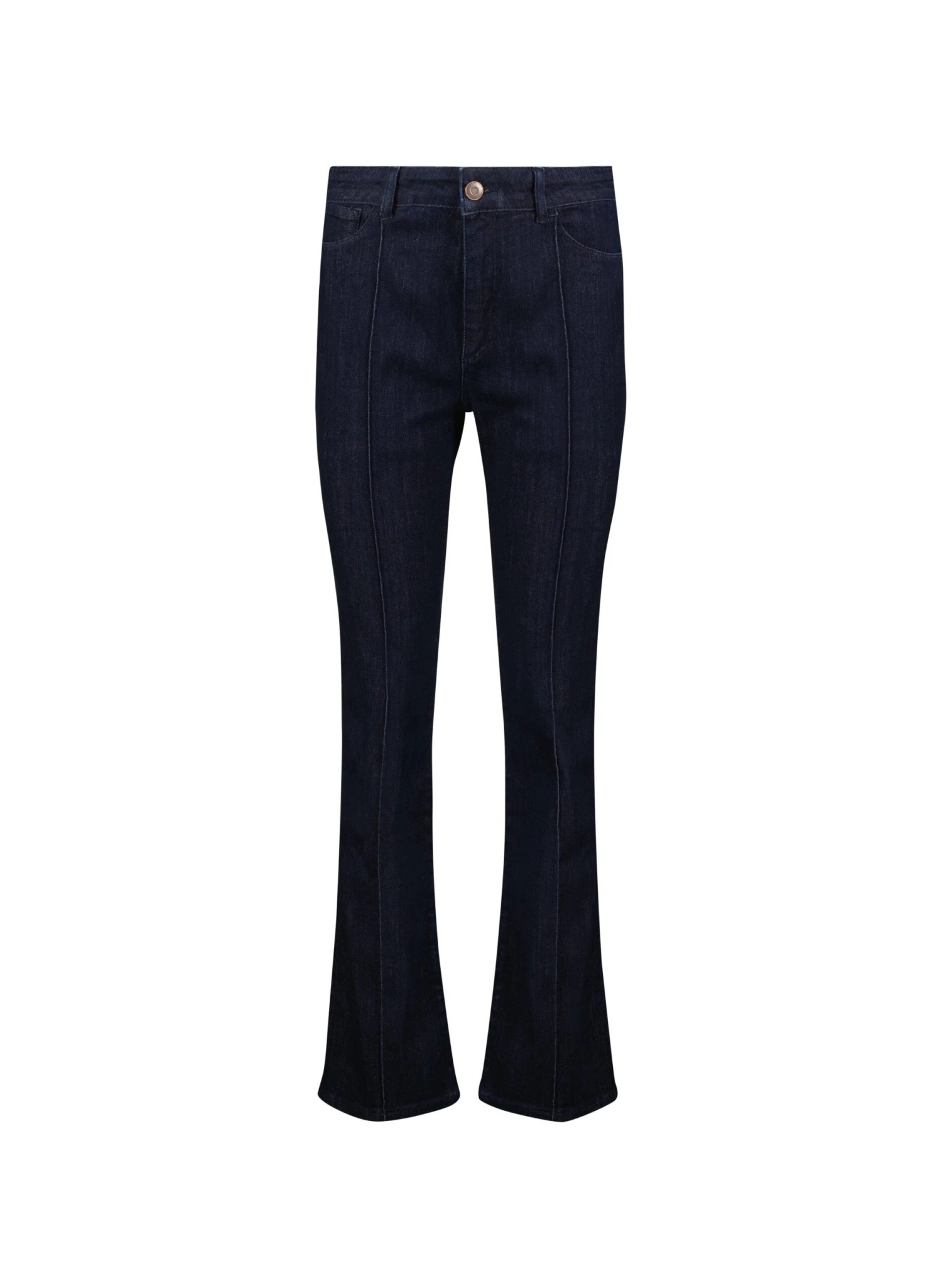 Baukjen Organic Pintuck Flare Jeans | Dark Denim 6 Baukjen Organic Pintuck Flare Jeans | Dark Denim - Image 4
